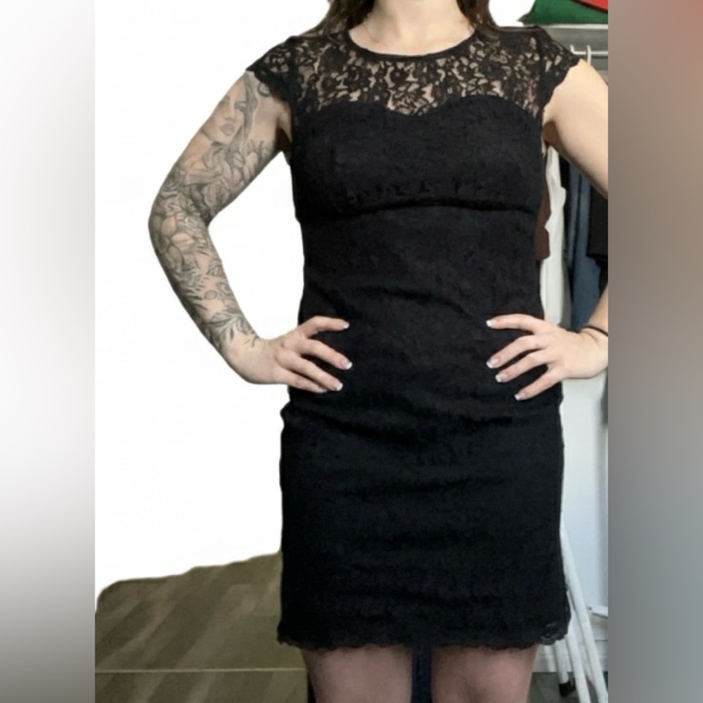 Maurices Black Lace Dress